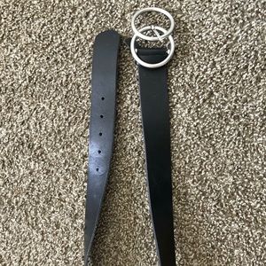 Urban Outfitters Double O-Ring Belt, Size Small